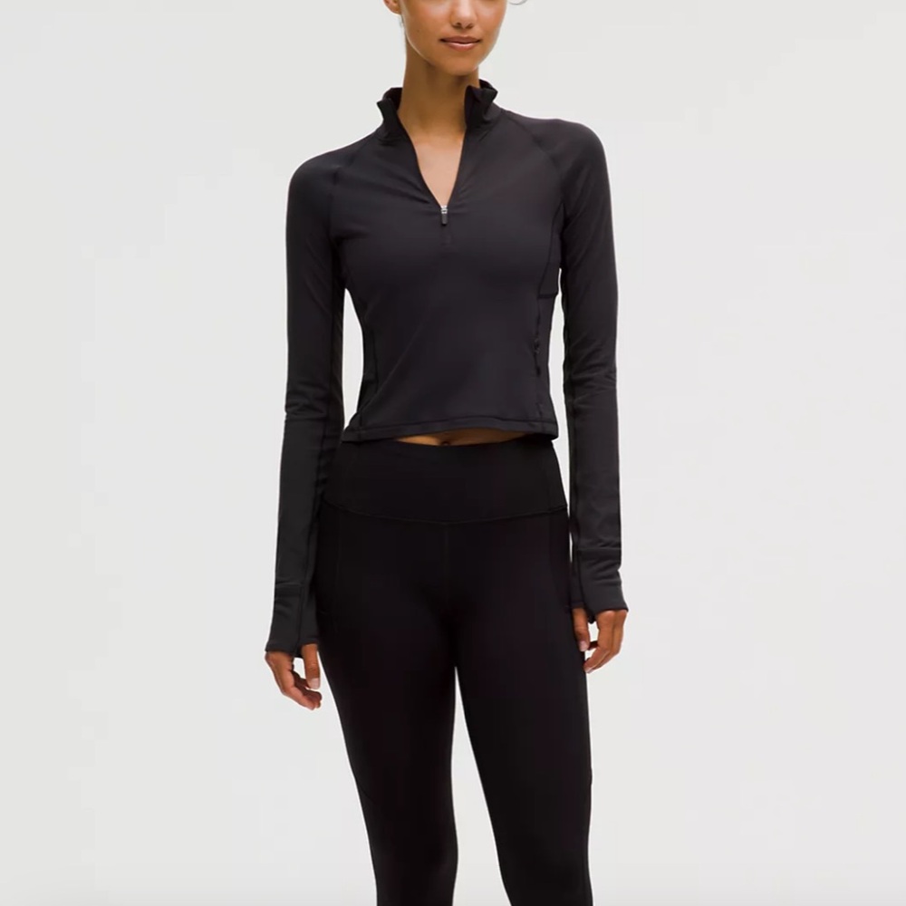 Lululemon “It’s Rulu Cropped Half Zip”